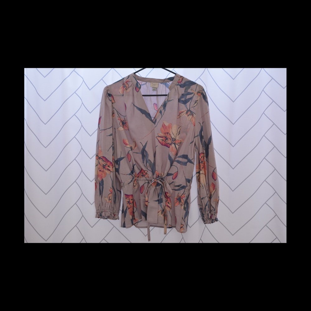 Floral Long Sleeve Blouse